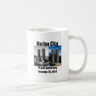 Årsdag för Marinastad 50-Year Kaffemugg