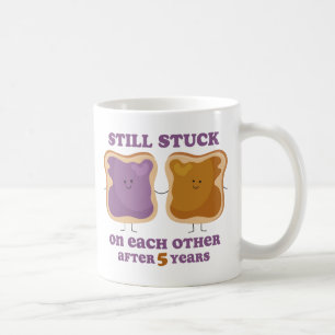 Årsdag för PBJ 5th Kaffemugg