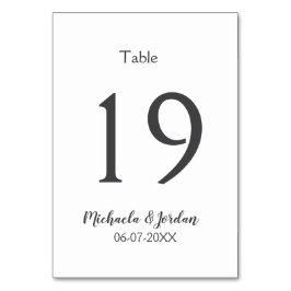 Årsdag för sittande sjökort i bröllop bordsnummer