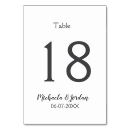 Årsdag för sittande sjökort i bröllop bordsnummer