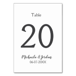 Årsdag för sittande sjökort i bröllop bordsnummer