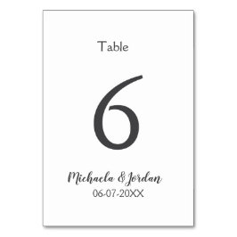 Årsdag för sittande sjökort i bröllop bordsnummer