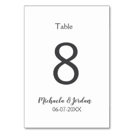 Årsdag för sittande sjökort i bröllop bordsnummer