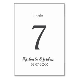 Årsdag för sittande sjökort i bröllop bordsnummer