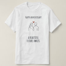 Årsdag Framtid Väntar – Modern Unisex T‑Shirt
