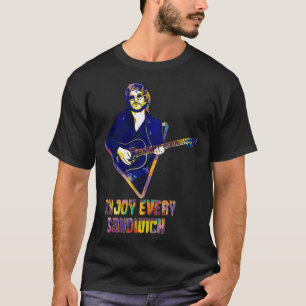 Årsdag Gift Warren Art Zevon-gåvor till musik T Shirt