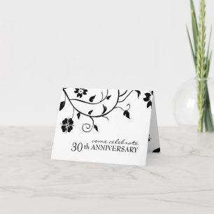 Årsdag Invitation - Anpassad Beställning Inbjudan