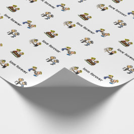 Årsdag Kute lite 🎉 Åldrande tillsammans Tecknad Presentpapper