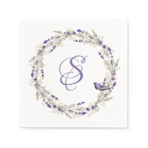 Årsdag Lavender Wand med Monogram