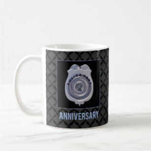 Årsdag med polisavdelningen, Badge Kaffemugg