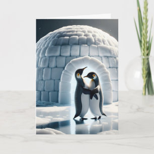 Årsdag Penguins Slow Dancing Kort