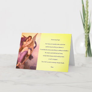 Årsdag Prayer Kort