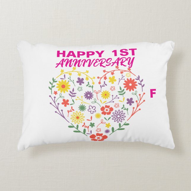 Årsdag Prydnadskudde (Framsidan)