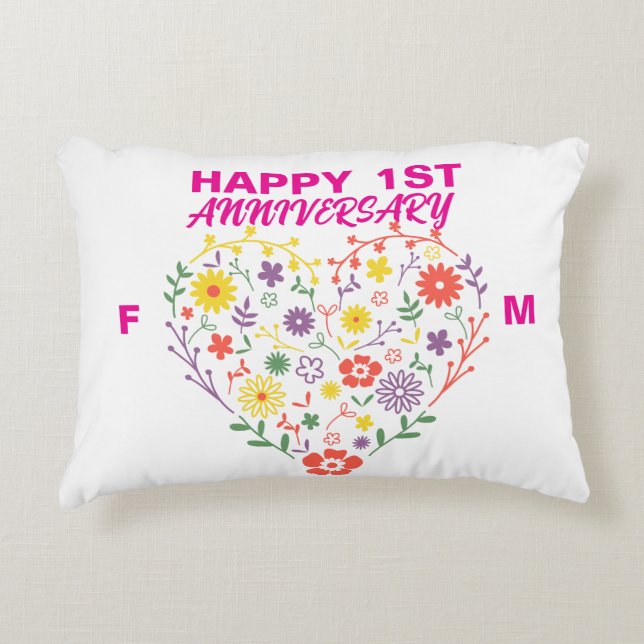 Årsdag Prydnadskudde (Framsidan)