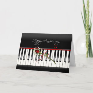 Årsdag Ro i Piano Kort