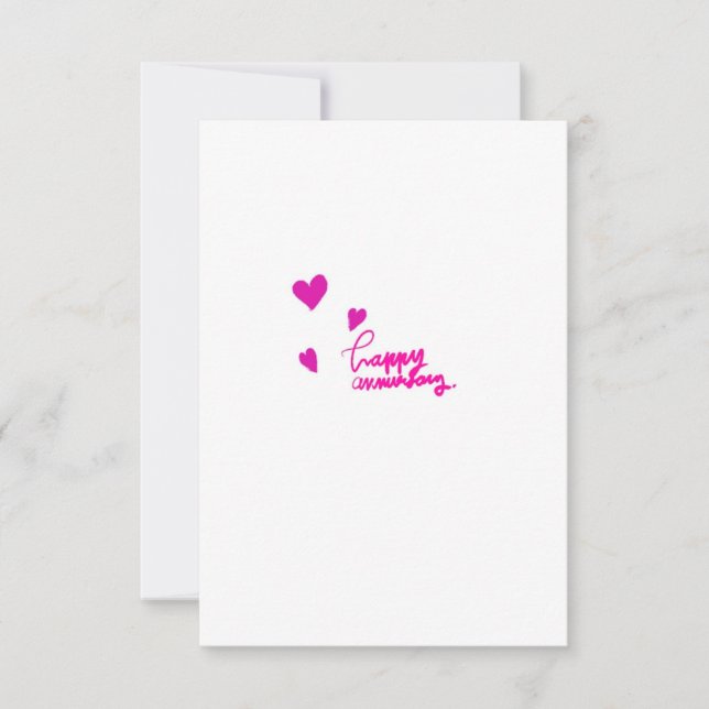 Årsdag! Tack Kort (Framsida)