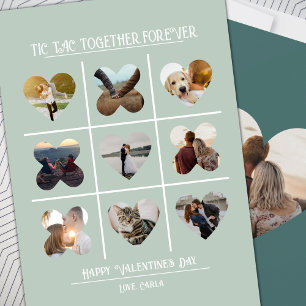 Årsdag Tic Tac Together Photo Valentine Card Julkort