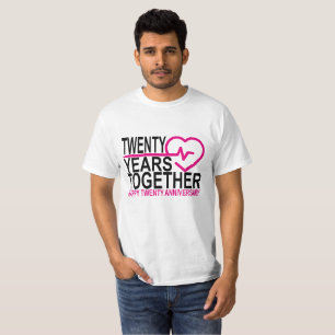 Årsdag TJUGO 20 år tillsammans. Tröja