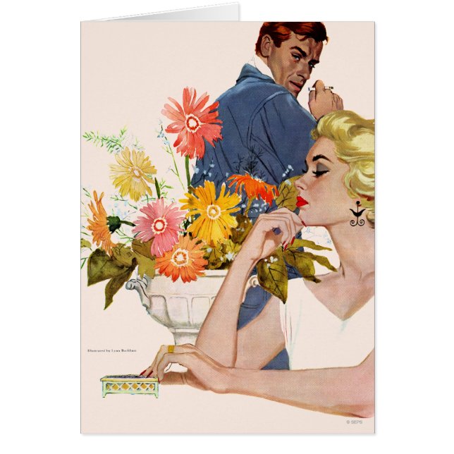 Årsdagen grälar hälsningskort (Framsidan)