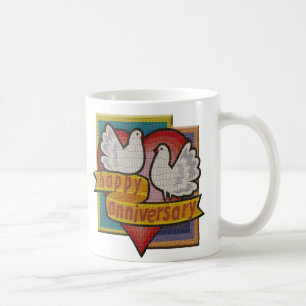 ÅRSDAGFÅGLAR T KAFFEMUGG