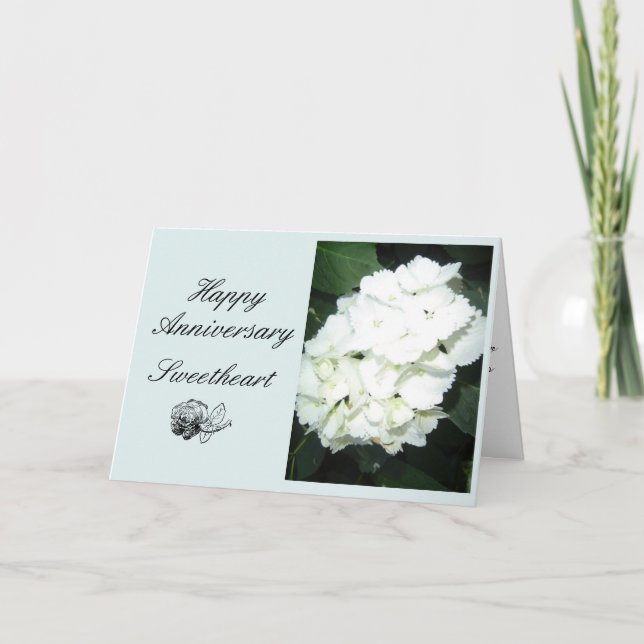 Årsdagsblommor Kort (Framsida)