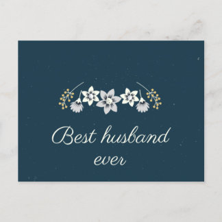 Årsdagskort för honom helg vykort