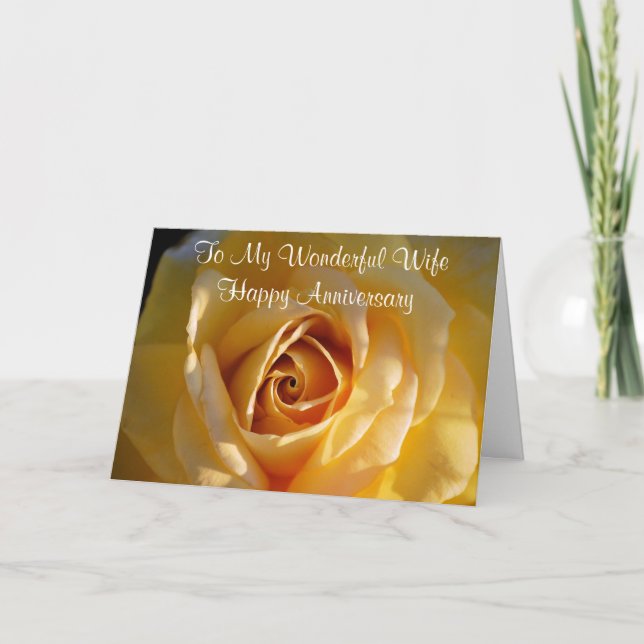 Årsdagskort till fru kort (Framsida)