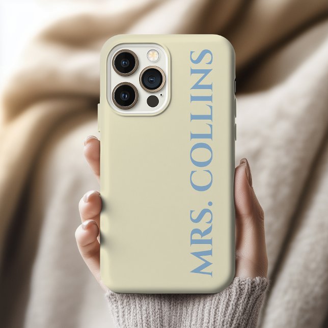 Årsdagspresent Fall för telefon till make och maka (Couple’s Custom Phone Case – Wedding Date & Name Personalized Gift)