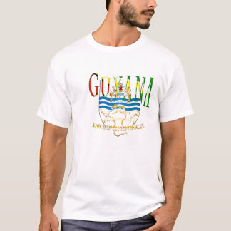 ÅrsdagT-tröja Guyana för lycklig 50th, T-shirt