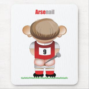 ArseNail (Arsenal) - Lustigt fotbollspad Musmatta