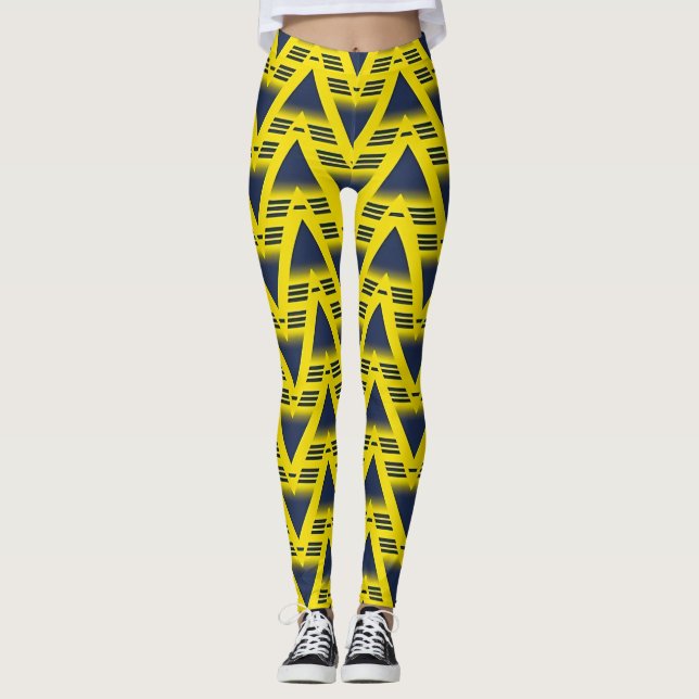 Arsenal Bruzed Banana inspirerade Leggings (Framsida)