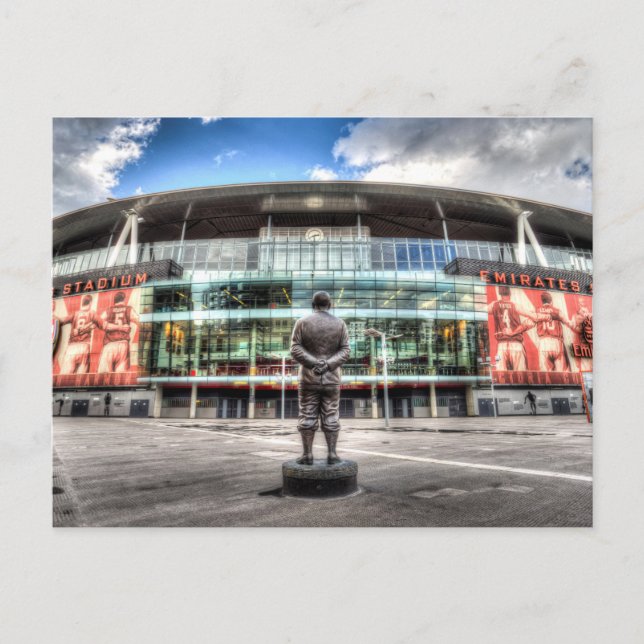 Arsenal Emirates Stadium London Vykort (Framsida)
