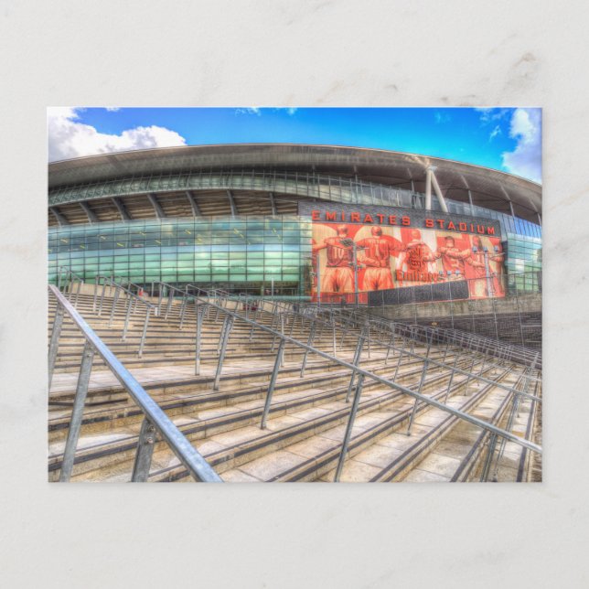 Arsenal Emirates Stadium London Vykort (Framsida)