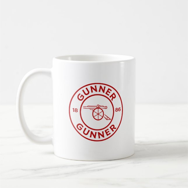Arsenal gunner kaffemugg (Vänster)
