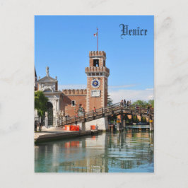 Arsenal i Venedig, Italien Vykort