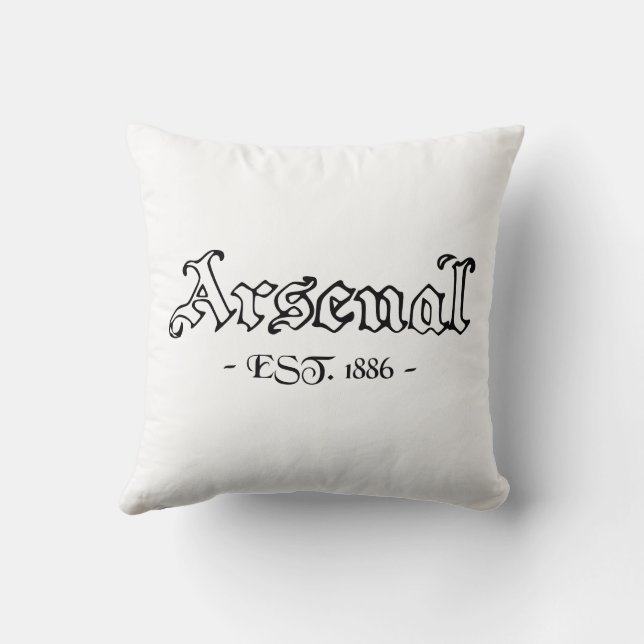 Arsenal Retro Kudde (Baksida)