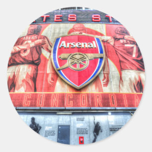 ArsenalEmiratesstadion London Runt Klistermärke