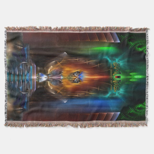 Arsencia - brandgudinna i Throw Blanket Mysfilt (Framsidan)