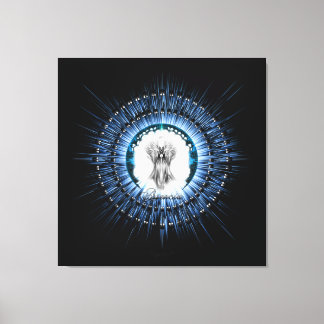 Arsencia Etheral Silver Light Fractal Art Canvastryck