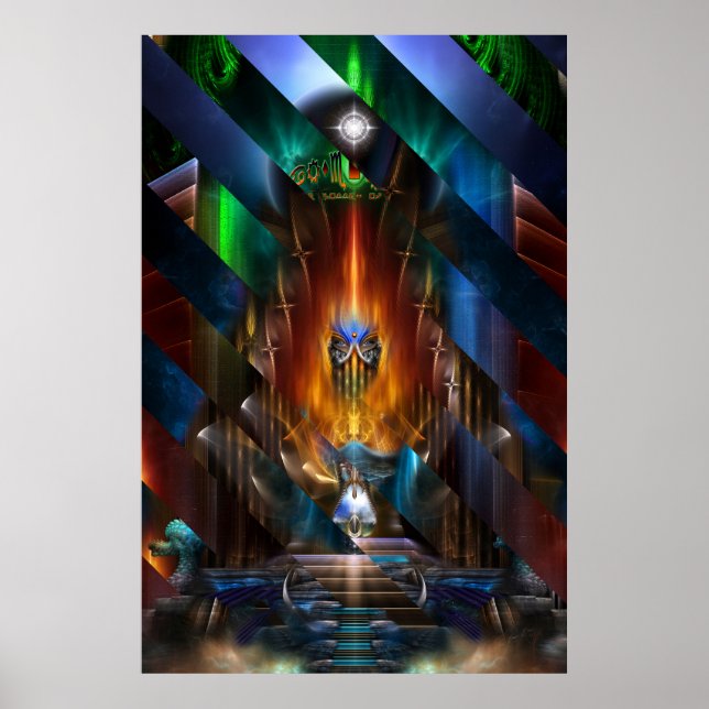 Arsencia Golden Goddess Razor Cut Arkiv Poster (Framsidan)