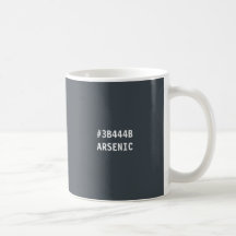 Arsenic Färg hex Kod Mugg