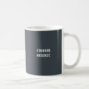 Arsenic Färg hex Kod Mugg
