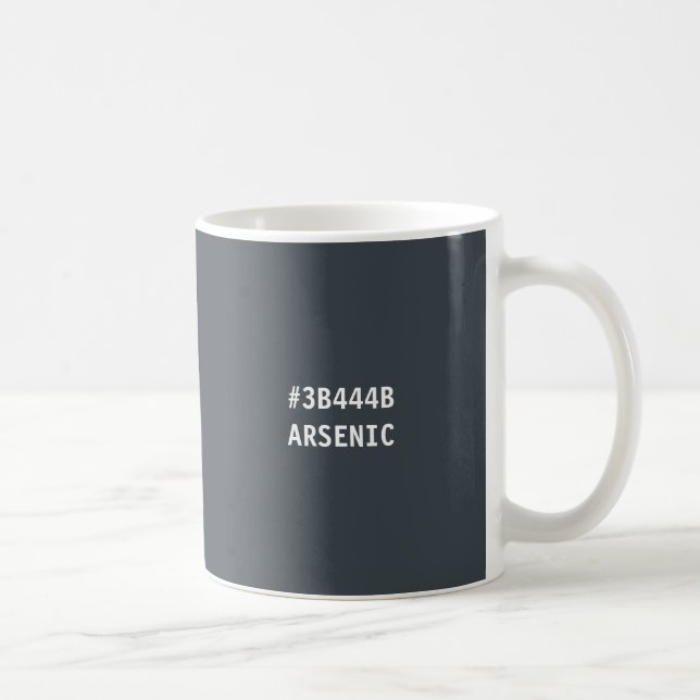 Arsenic Färg hex Kod Mugg (Höger)