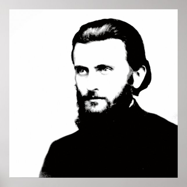 arsenie boca rumänien saint religionens symbol kyr poster (Framsidan)