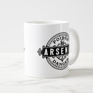Arsenik Vintage Stil Poison Label Jumbo Mugg