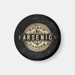Arsenik Vintage Stil Poison Label Magnet