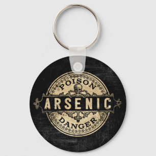 Arsenik Vintage Stil Poison Label Nyckelring