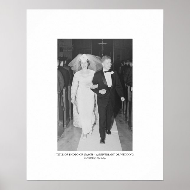 Årsfoto med Gräns för att underteckna Guest Bok Poster (Framsidan)