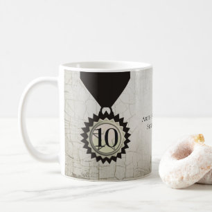 Årsgåvor för anställda i Faux-åldrasen Kaffemugg