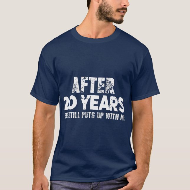 Årsgåvor till make Funny 20 år T Shirt (Framsida)